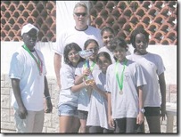Mombasa Aga Khan Academy Girls Swim Team