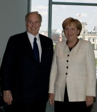 1-Aga Khan with Angela Merkel-May-2009