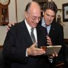His Highness the Aga Khan with Governor Rick Perry of Texas