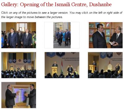 Opening of the Ismaili Centre Dushanbe