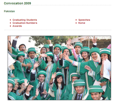 Aga Khan University Convocation 2009