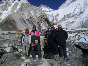 10 Canadian Ismaili Muslims trekked to Base Camp Everest to raise funds for Save the Children Canada