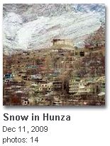 photographs snow in hunza