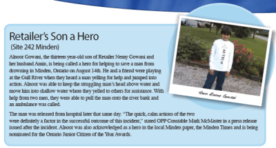 Retailer's son a hero - Alnoor Gowani