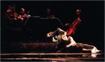 The Kronos Quartet performing with dancers in 1997