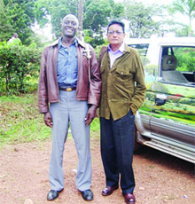 Jaffar Idi Amin with Vali Jamal Jaffar Idi Amin with Vali Jamal