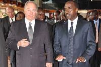 His Highness the Aga Khan and Nation Media Group CEO Linus Gitahi