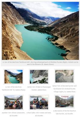 Latest photographs from Hunza Lake and other web resources