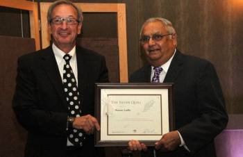 Mansoor Ladha receives Silver Quill Award from Alberta Weekly Newspapers Association
