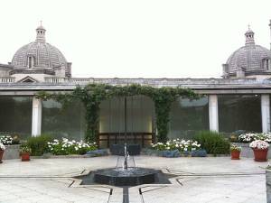 Roof garden at the Ismaili Centre London, via Aly Kassam