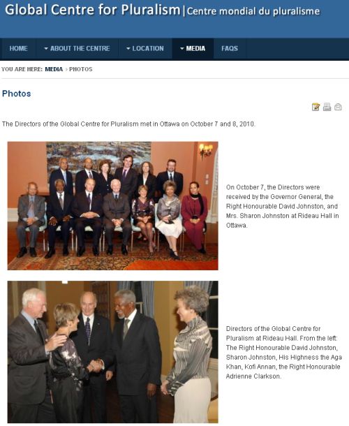 Photographs: Directors of the Global Centre for Pluralism