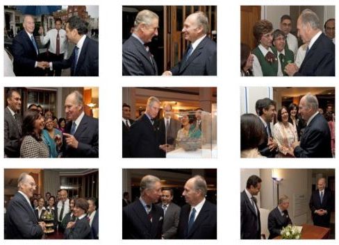 His Highness the Aga Khan and Prince Charles visit the Ismaili Centre, London in commemoration of its 25th anniversary