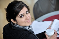 Aniqa Feerasta at the University of Akron, Ohio