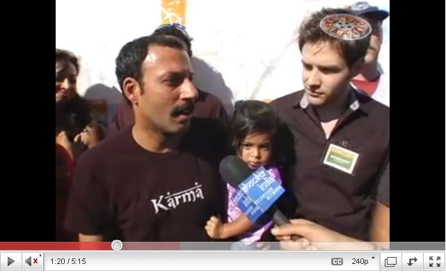 Coverage of the 2010 AKF Partnership Walk with the cast of Outsourced