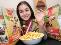 Jasmine Merali: 10-year-old Cub Scout: Popping to the top in sales