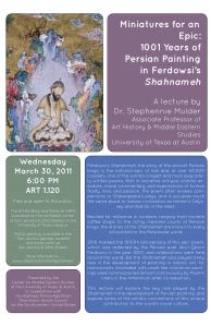 Miniature for an Epic: 1001 Years of Persian Painting in Ferdowsi's Shahnameh