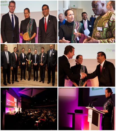 Photographs from Ashden Awards for Sustainable Energy 2011 ceremony