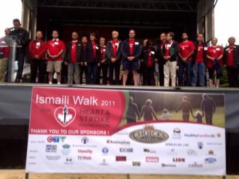 Ismaili Walk 2011 - Heart and Stroke Foundation of B.C. and Yukon