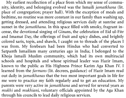 Tazim Kassam: Balancing Acts - Negotiating the Ethics of Scholarship and Identity
