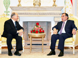 Tajik President Emomali Rahmon, His Highness the Aga Khan discuss cooperation
