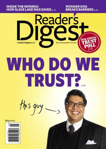 Naheed Nenshi on the cover of Reader's Digest