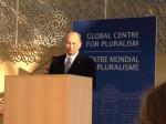 His Highness Aga Khan introduces R. Otunbayeva at the Global Centre for Pluralism
