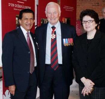 Queen's Diamond Jubilee Medal, presented to retired Ismaili journalist Sultan Jessa