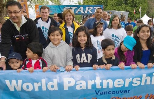 World Partnership Walk article by Fazil Mihlar for Vancouver Sun