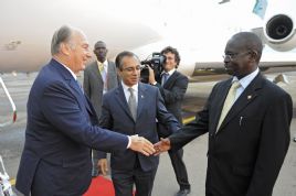 The Ismaili: Mawlana Hazar Imam arrives for opening of Bujagali Hydropower and to mark 50 years of Uganda’s independence