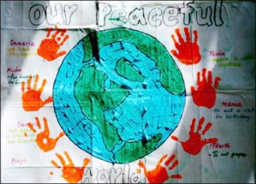 The Aga Khan Nursery School Mombasa celebrates International Peace Day