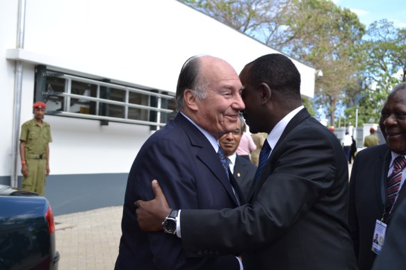 His Highness the Aga Khan in Arusha for opening of EAC headquarters