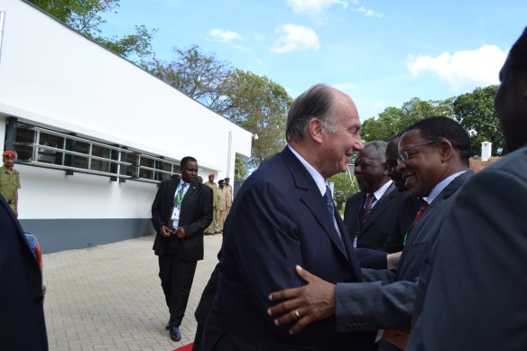 His Highness the Aga Khan in Arusha for opening of EAC headquarters