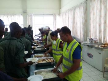 Volunteers Serving at His Highness Prince Aga Khan Shia Imami Ismaili Darkhana Social Hall