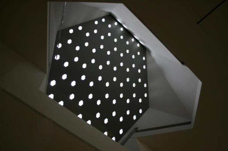 A peek at the Aga Khan Museum construction work in progress - Detail of the honeycomb skylight