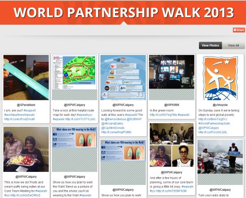 Parallel Earth: For all the Crowd-sourced World Partnership Walk Social Media Stories