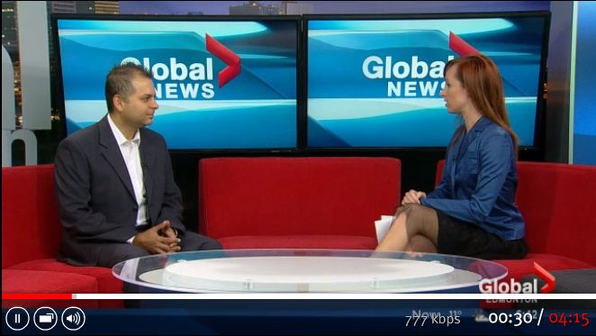 Shafin Kanji: Global Edmonton Morning News TV