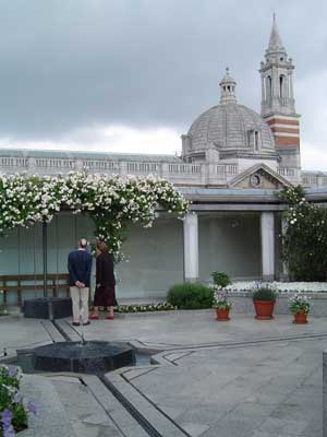 Ismaili Centre, with its Islamic-style roof garden