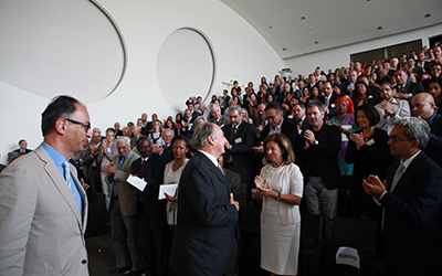 CF (Champalimaud Foundation) welcomes His Highness Aga Khan to Lisbon