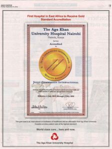 The Aga Khan University Hospital Nairobi: First Hospital in East Africa to Receive Gold Standard Accreditation