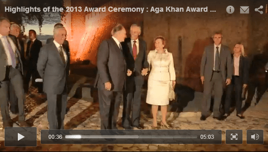 Video Highlights of the 2013 Aga Khan Award for Architecture Ceremony
