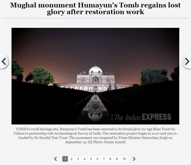 Gallery: Mughal monument Humayun's Tomb regains lost glory after restoration work