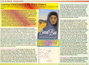 Bead Bai by Sultan Somjee - From Vali Jamal's Forthcoming Book Uganda Asians