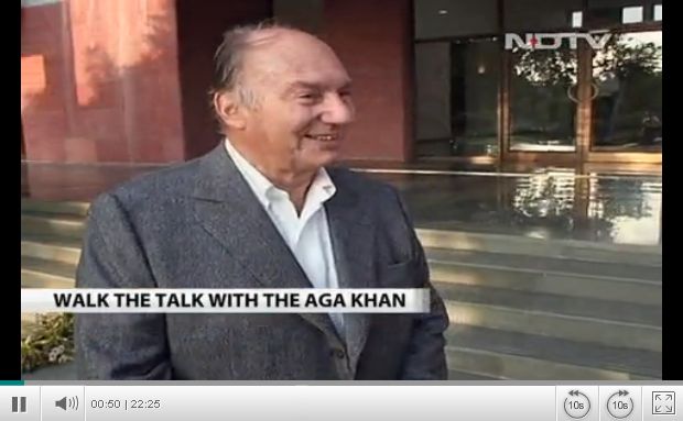 NDTV's: Walk the Talk with His Highness Aga Khan
