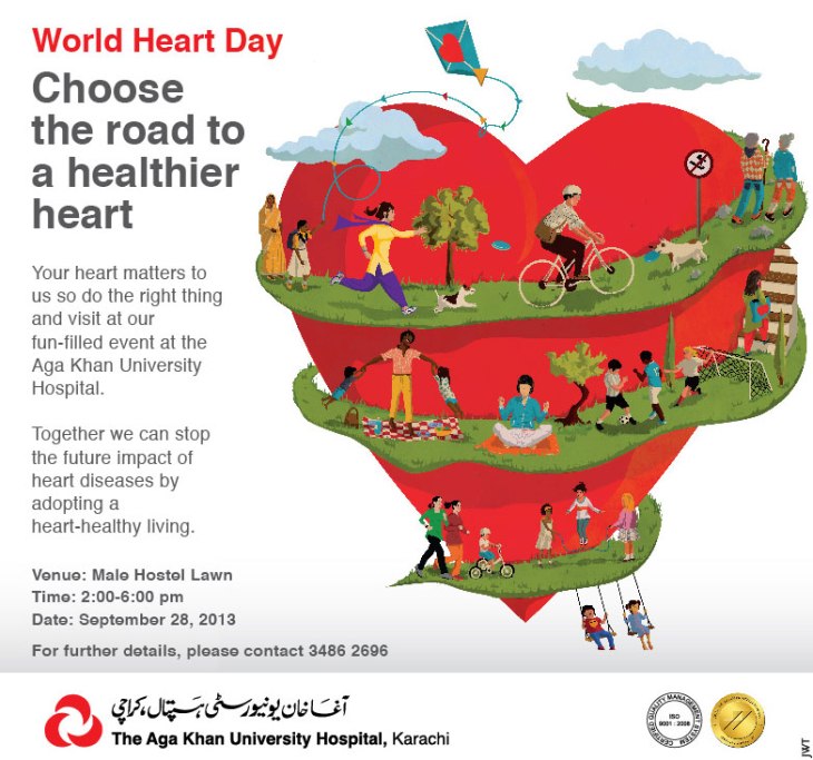 “World Heart Day” at the Aga Khan University Hospital.