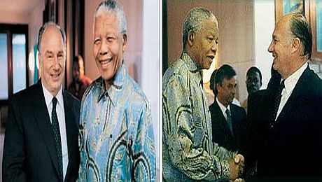 2007, Maputo, Mozambique: His Highness the Aga Khan meets Nelson Mandela