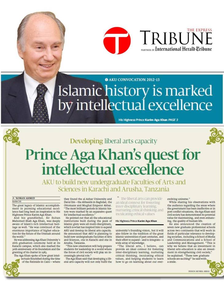 Prince Aga Khan's quest for intellectual excellence - Express Tribune Feature