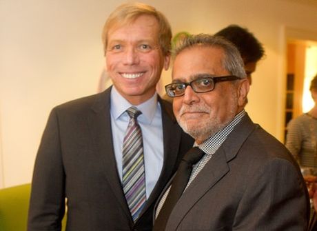 Jonathon Glus, left, and Ashraf Ramji