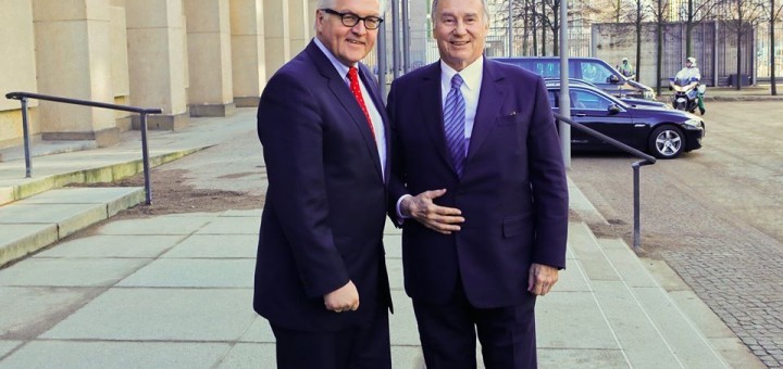 Germany's Minister Of Foreign Affairs Welcomes Prince Aga Khan