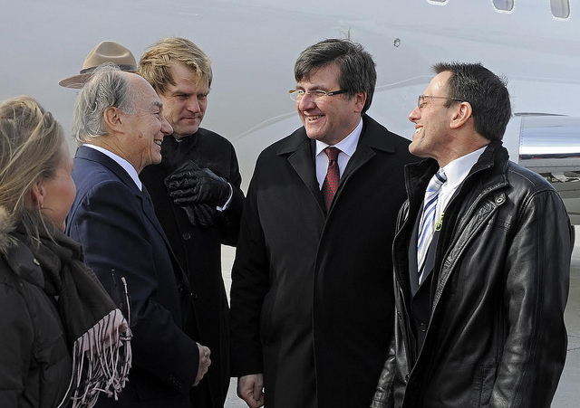 His Highness the Aga Khan arrives in Ottawa