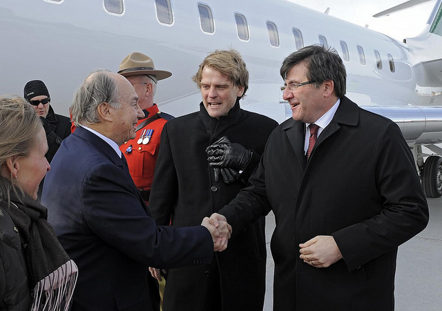 His Highness the Aga Khan arrives in Ottawa